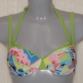 Maillots de bain Marlies Dekkers Yellow Submarine Print/Vert Haut de Bikini Préformé
