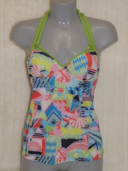 Maillots de bain Marlies Dekkers Yellow Submarine Print/Vert Tankini Top