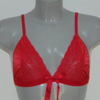 Sapphsample Lorraine Rouge Soutien-Gorge sans Armatures en Dentelle
