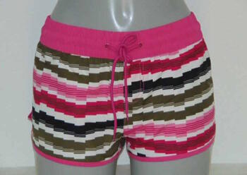 Shiwi Blocks Rose/Blanc Short de Plage