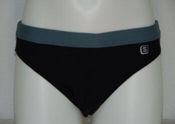 Shiwi Men Contrast Noir/Gris Slip de Bain