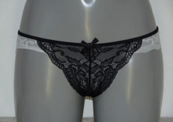 Sapph Lilian Noir Slip Brésilien