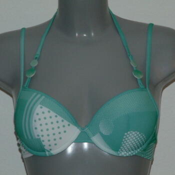 Maillots de bain Marlies Dekkers Princess of Polkadots Vert/Blanc Bikinitop Push Up