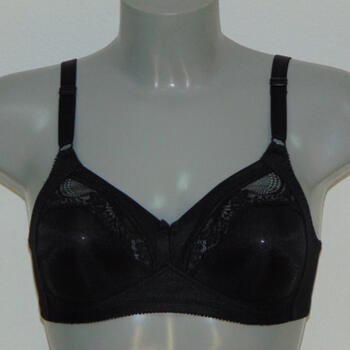 Elbrina Camelia Noir Soutien-Gorge sans Armatures en Dentelle
