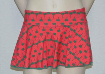 Seins et culottes bouffantes Palm Rose/Brun Vêtement de plage