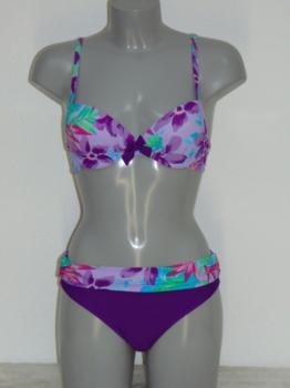 Nickey Nobel Tropical Flowe Violet/Print Set