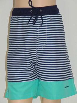 Nickey Nobel Manu Bleu Marine/Blanc Maillot de Bain pour Homme