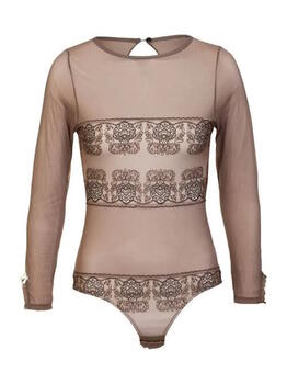 Sapph Uptown Girl Taupe Corselet