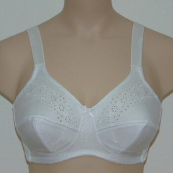 Elbrina Tessa Blanc Soutien-Gorge sans Armatures en Dentelle