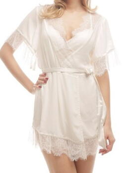 Sapph Carole Blanc Kimono