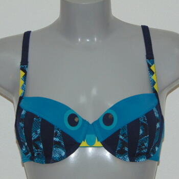 Maillots de bain Marlies Dekkers Lagerthas Eyes Bleu/Print Haut de Bikini Préformé