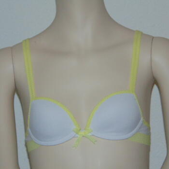 Seins et culottes bouffantes Dots Blanc Soutien-Gorge pour Fille