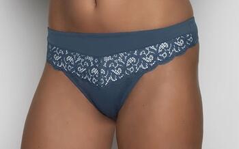 After Eden D-Cup & Up Sophia Petrol Culotte String