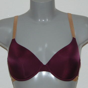 Armani Ladies Microfiber Aubergine Soutien-Gorge Rembourré