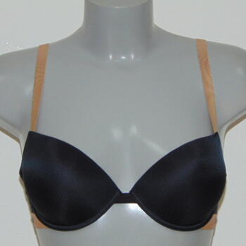 Armani Ladies Microfiber Noir Soutien-Gorge Push Up