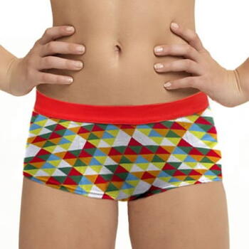 Seins et culottes bouffantes tRIXIE Rose/Print Shortie