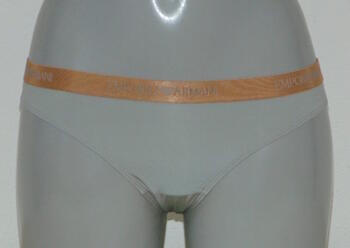 Armani Ladies Microfiber Gris Slip