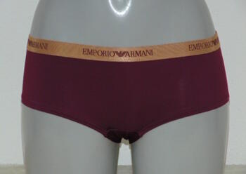 Armani Ladies Microfiber Aubergine Shortie