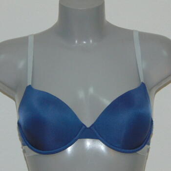 Armani Ladies Contoure Bleu Soutien-Gorge Rembourré
