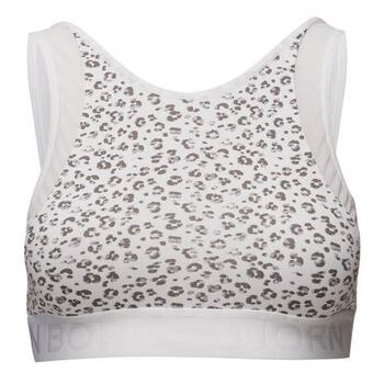 Björn Borg Animal Blanc/Print Sports Top