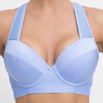 Q-Linn Amsterdam Bleu Soutien-Gorge de Sport