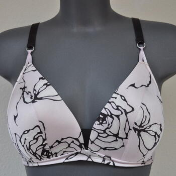 Eva Make Waves Rose Soutien-Gorge sans Armatures en Dentelle