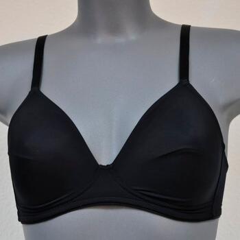 Eva Border Noir Soutien-Gorge sans Armatures en Dentelle