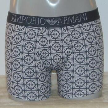 Armani Hommes Logo Kaki Boxer