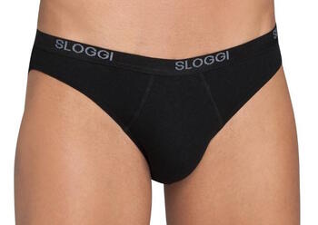 Sloggi Hommes Basic Noir Slip pour Hommes