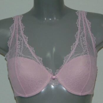 Armani Ladies Heavenly Pink Bébé Rose Soutien-Gorge Push Up