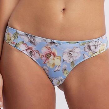 Armani Ladies Floral Blue Bleu/Print Slip Brésilien