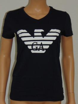 Armani Ladies Logo Bleu Marine shirt