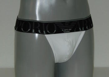 Armani Hommes Jockstrap Blanc Jockstrap pour Homme