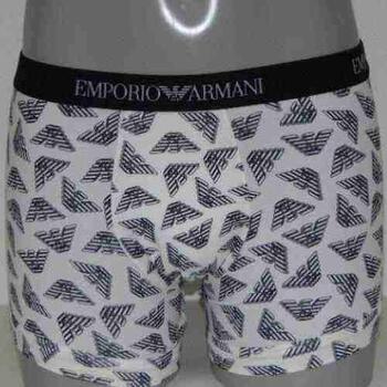 Armani Hommes Logo Blanc Boxer