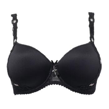 Louisa Bracq Marie-Antoinette Noir Soutien-Gorge Rembourré
