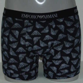 Armani Hommes Logo Noir/Print Boxer