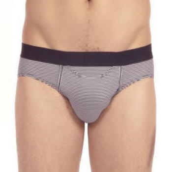 HOM Simon Bleu Marine/Blanc Slip pour Hommes