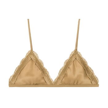 LingaDore Olive Vert Olive Soutien-Gorge sans Armatures en Dentelle