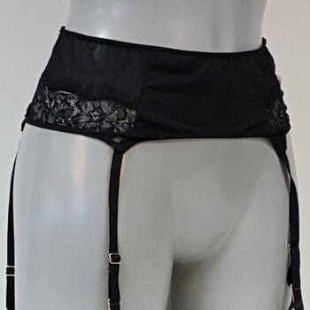 DDO Special F4P Noir Jarretelles Garter Belt