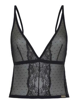 DDO Special F4P Noir Soutien-Gorge sans Armatures en Dentelle