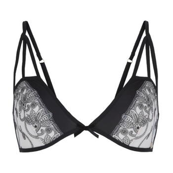 DDO Special F4P Noir/Print Soutien-Gorge sans Armatures en Dentelle