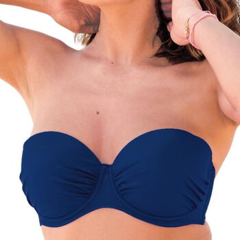 Maillots de bain Rosa Faia Cosima Bleu Marine Haut de Bikini Préformé