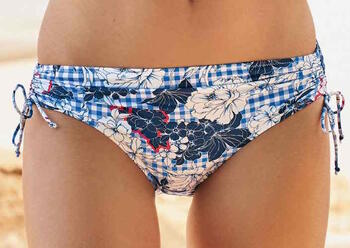 Maillots de bain Rosa Faia Ive Bleu/Print Slip de Bikini