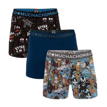 Muchachomalo 10 years Bad Boy Bleu Marine/Print Boxer