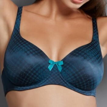 Rosa Faia Caroline Bleu Soutien-gorge sans forme