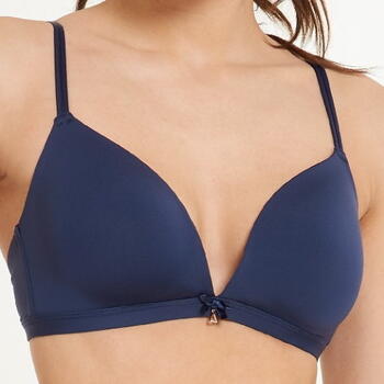 LingaDore Quotidien Triangel Bleu Marine Soutien-Gorge sans Armatures en Dentelle