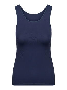 RJ Bodywear Pure Color Bleu Marine Chemise pour Femmes