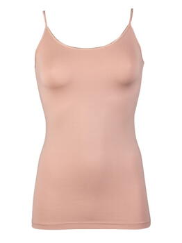RJ Bodywear Pure Color Beige Top Spaghetti