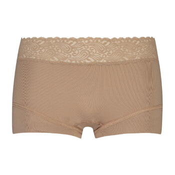 RJ Bodywear Pure Color Lace Sable Shortie