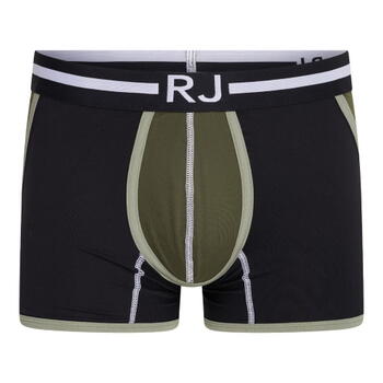 RJ Bodywear Hommes Happy Balls Noir/Vert Sport Boxer